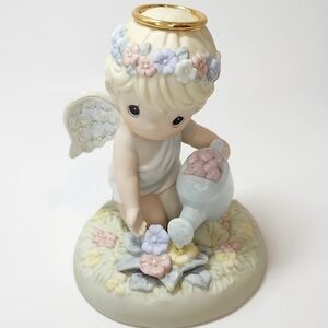 Vtg 2002 Retired Precious Moments "May Your Faith Grow With Daily Care"
